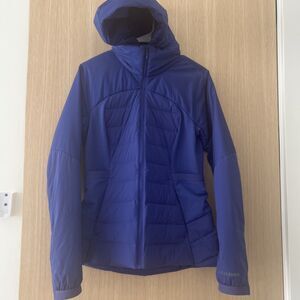 Lululemon Down for It All Jacket Women 8 Goose Psychic Windproof Water Rep Zip